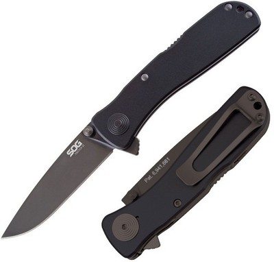 SOG Twitch II Assisted Folding Knife 2.63'' AUS-8 Steel Blade Aluminum Handle