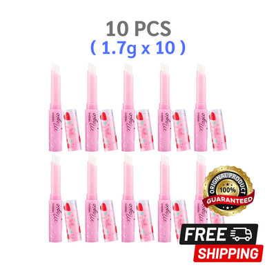 10x Mistine Pink Magic Lips Plus Vitamin E Lip Balm Nourishing Strawberry Scent