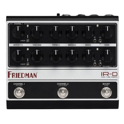 Friedman IR-D Dual-Channel Tube Preamp/DI Effects Pedal