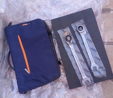 1x24 und 1x27 Ratschen Ringschl&uuml;ssel,Garant (Hoffmann Gruppe) mit Werkzeugtasche