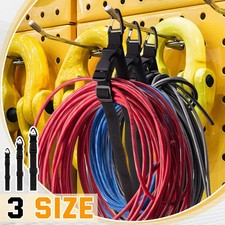 6 Pack Adjustable Extension Cord Holder Organizer 13/17.7/22inch with Triangl...