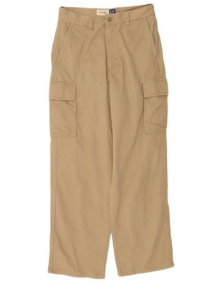 GAP Herren Straight Cargo Hose W30 L32 Beige Baumwolle DX07