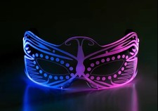 LED Light-Up Neon Party Glasses for Clubs, Raves  Night Events Glow Fun