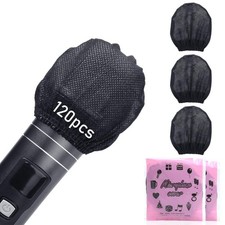 120pcs 60 pairs Mic Covers Disposable Non-Woven
