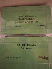 Boley Casio Bänder Sortiment , 2 Kästchen nicht vollständig!! Jeweils 10 Bänder 