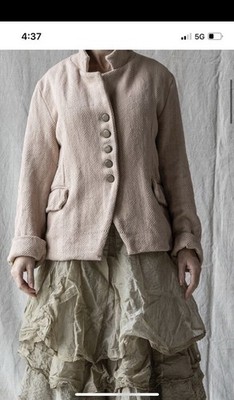 Les Ours jacket Petale Rose/Pink rustic cotton Size XXL
