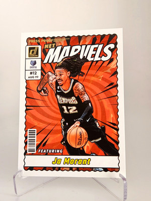 2023-24 Panini Donruss Net Marvels #12 Ja Morant - Press Proof
