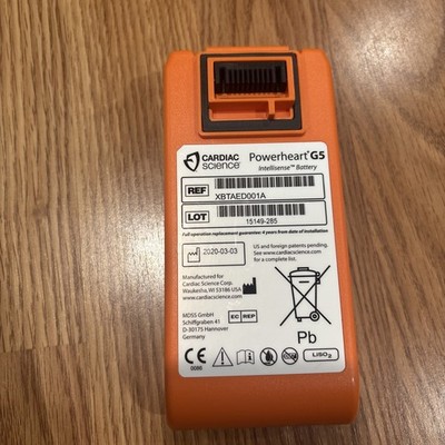 Cardiac Science Intellisense Battery for Powerheart G5 AED (XBTAED001A)