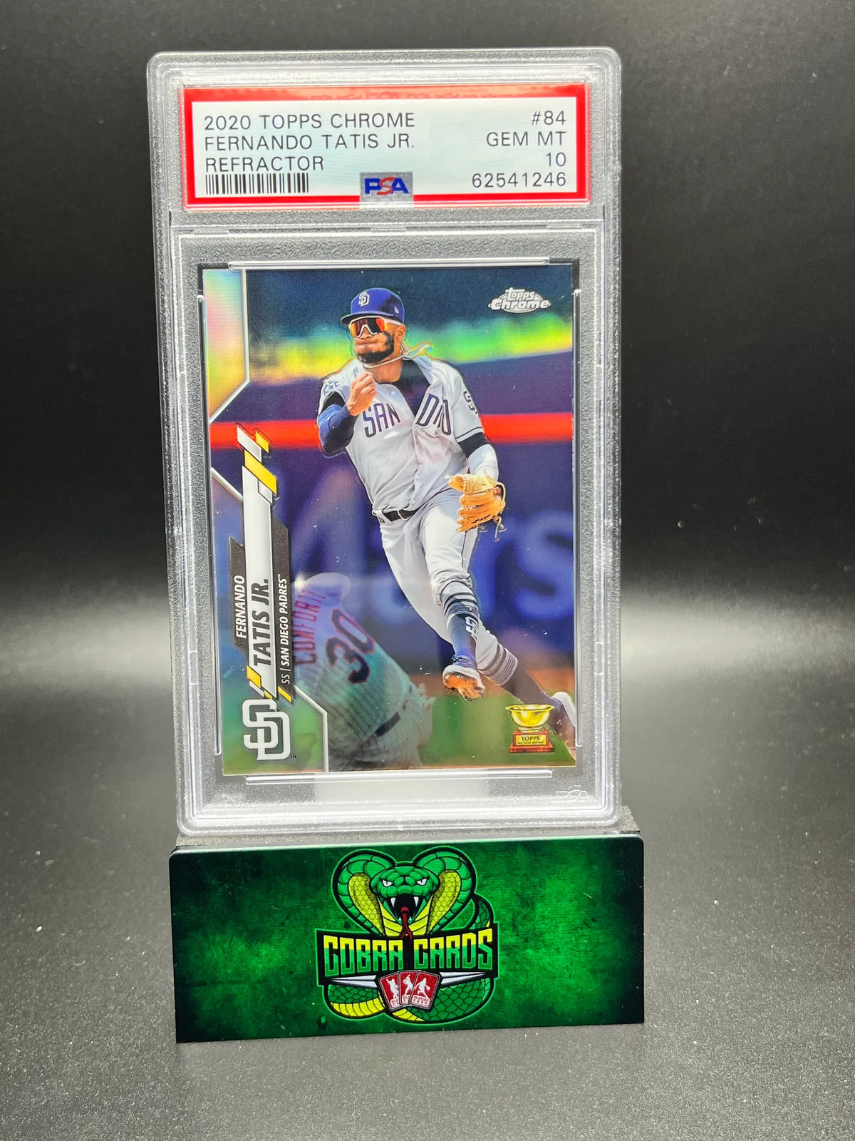 2020 Topps Chrome Fernando Tatis JR. #84 Refractor PSA 10