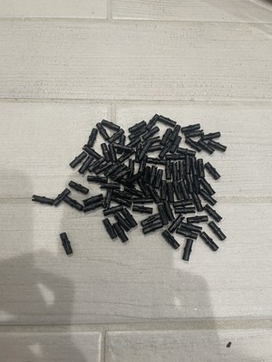 100 Black LEGO Technic Pins
