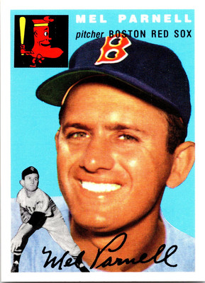 1954 Topps #40 Mel Parnell