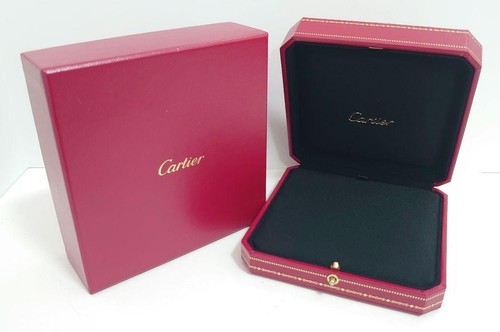 Cartier Authentic Necklace Jewelry Empty Box Case Red From JP Excellent+++