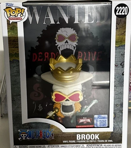 Funko Pop! One Piece Wanted Poster Brook #2220 Target Exclusive Limited