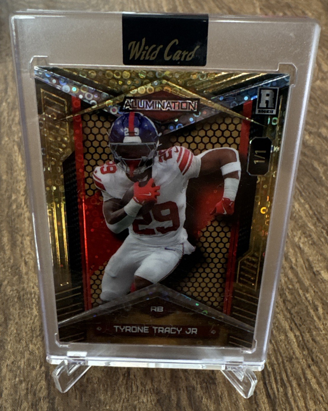 Tyrone Tracy Jr. Wild Card Alumination Just the Hits #TT Base