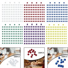 100 Pieces Acrylic Dice Cubes for Homes Early Learning Centers Creativity