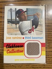 2020 Topps Heritage - Clubhouse Collection Relics Jose Ramirez #CCR-JR (MEM)