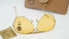 BAUSCH &LOMB RAY-BAN AMBERMATIC AVIATOR SUNGLASSES Olympic 1992. NEW