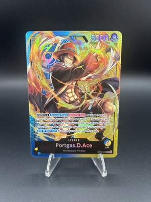 #ad • Portgas.D.Ace • ST13 002 SR Leader The Three Brothers One Piece TCG NM $2.99