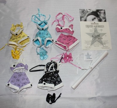 Lot of Ashton Drake Gene Marshall Simply Gene Bathing Suit Outfits - No Doll