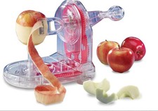 Pelador de manzanas Starfrit - Pela fácilmente todo tipo de manzanas - Brazo con resorte...