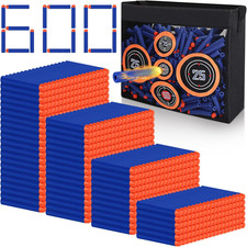 600PCS Refill Bullets Fit for Nerf Guns N-Strike Elite Series Blasters Toy Guns