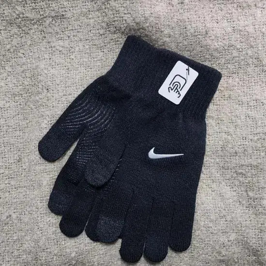 Nike Touchscreen Compatible Knit Gloves - Black - image 2
