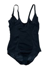 Maidenform DM5004 Shapewear Bodysuit Women  s 2XL Black Firm Control Open Bust