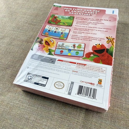 Sesame Street: Elmo’s A-to-Zoo Adventure (Nintendo Wii, 2010) NEW Sealed w/ Remo - Picture 2 of 2