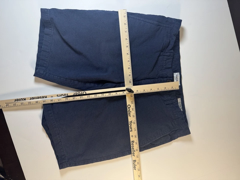 Pantalones Cortos Goodfellow de Lino para Hombres 36 Azul Tilo Cortos Ligeros Verano Informales Foto 3 de 4