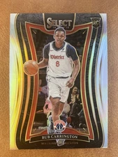 Bub Carrington Silver RC 2024-25 Panini Select Prizm Mezzanine Level #386 WAS
