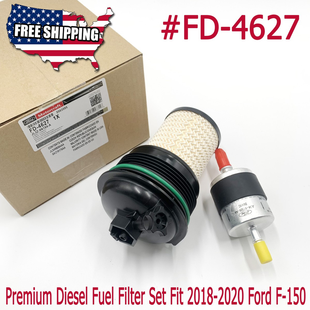 Filter Kit For 2018-2021 Ford F150 3.0l  Engines Fl2081