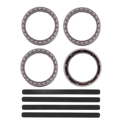 Team Associated DC10 FT ADJUSTABLE WHEEL RIM, BRONZE (QTY. 4) / AE72245