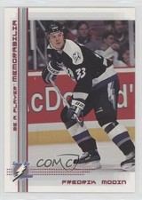 2000-01 ITG Be A Player Memorabilia Ruby 147/200 Fredrik Modin #191 md3