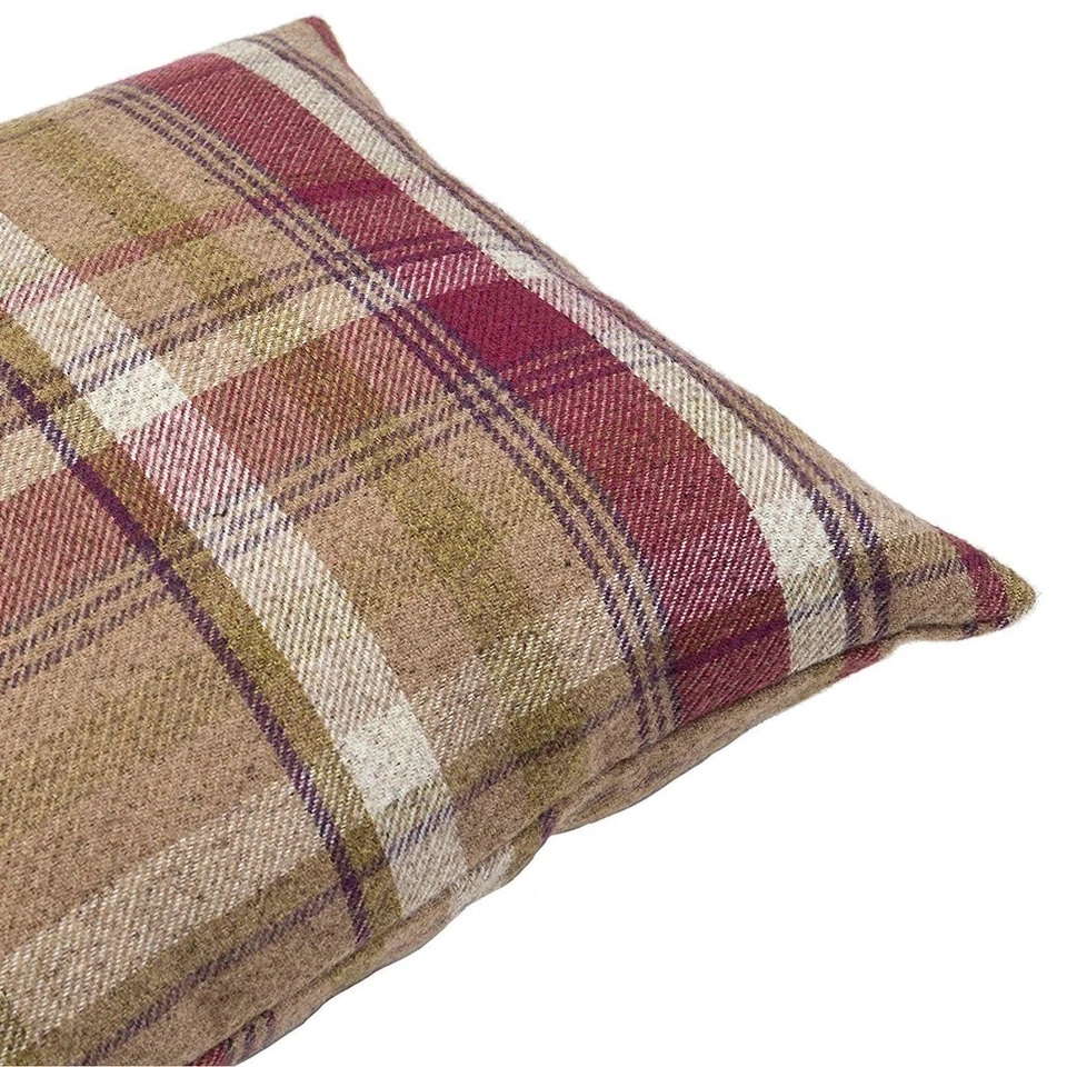 Mulberry Purple Heritage Tartan Decorative Throw Pillow Cover Case 17 x 17 In... - Image 2 of 4