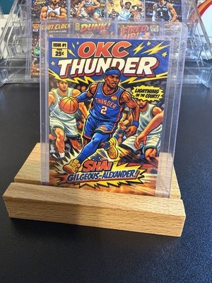 Chilly Customs Shai Gilgeous-Alexander OKC Thunder Novelty Fan Art Card 