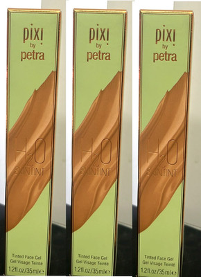 3x Pixi by Petra H2O SkinTint 1.2 OZ /35ml each *Nutmeg*