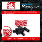 Coolant Control Valve fits SKODA 4H0121671B 4H0121671D 4H0121671G Febi Quality