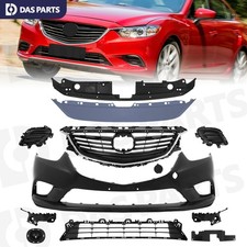 Front Bumper Cover Grille Bracket Fog Light Cover Fits 2014-2017 Mazda 6 Mazda6