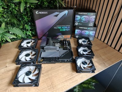AORUS X670E Master+Ryzen 7800X3D +1TB M.2 SSD + 32 GB GSkill TridentZ+Windows 11