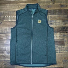 NCAA Baylor Bears Alternate Logo Golf Full Zip Fleece Vest Men’s Sz M ⛳️