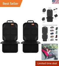 Luxury Car Seat Protector 2-Pack: Waterproof, Non-Slip Durable 600D Fabric