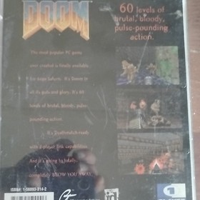 GT Interactive Doom (Sega Saturn) Shooter, M Rated, NTSC-U/C, Manual Included