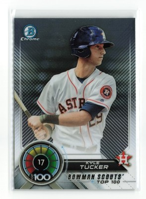 2018 BOWMAN TOP 100 KYLE TUCKER #BTP-17 RC ASTROS