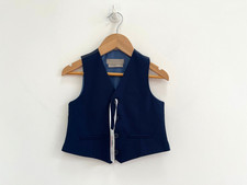John Lewis Heirloom Waistcoat Navy Blue Plain Wedding Formal 3 Years - BNWT