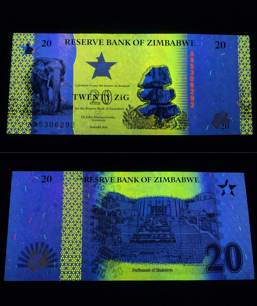 1 X Zimbabwe 2026 ZIG 20 UNC Free Shipping and COA Included | eBay