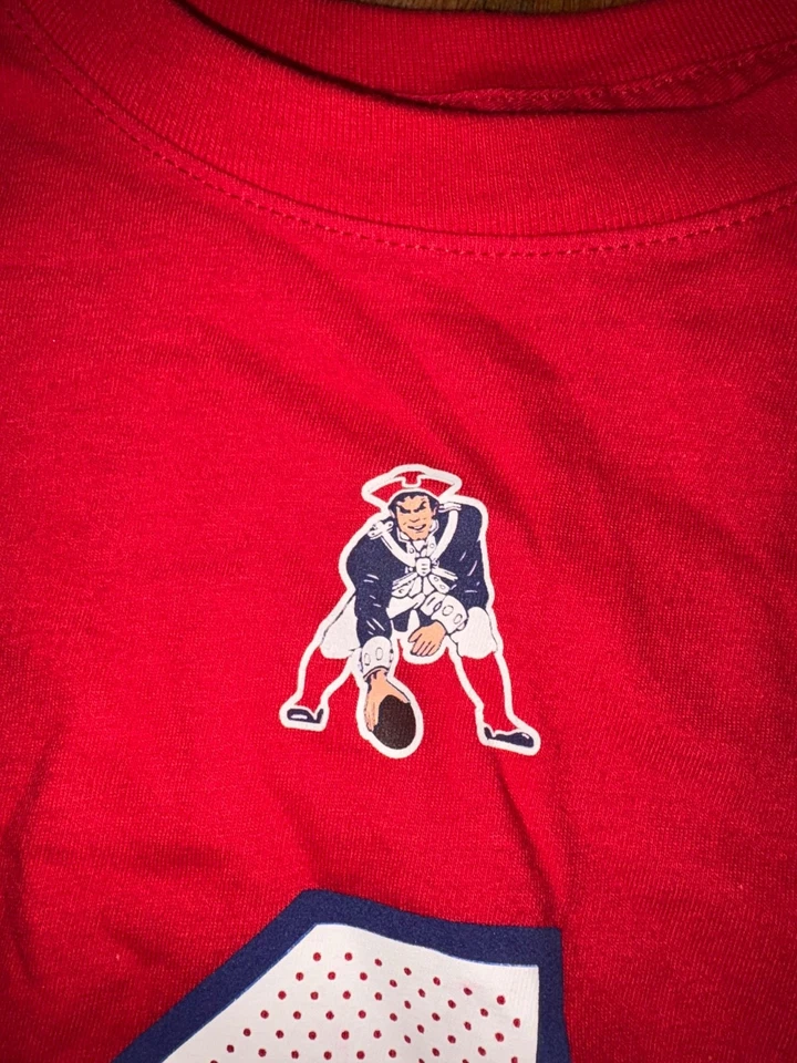 New England Patriots Nike Newton #1 Camiseta Adulto Talla XL Camiseta Roja Foto 3 de 4