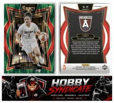 2025 Panini Select WNBA #49 Te-Hina Paopao Green Flash Prizms RC