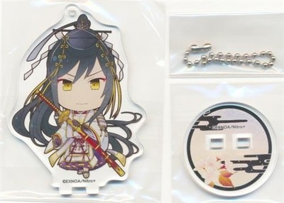 Touken Ranbu Animate Cafe Trading Acryl Ständer Schlüsselanhänger Kiwame...