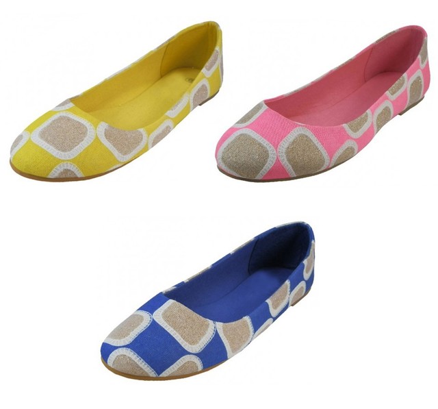 bright pink ballet shoes