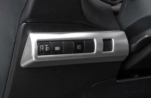 1pcs For Toyota Corolla Cross 2022-2023 Silver Cover Trim Headlight Button Frame - Picture 3 of 5